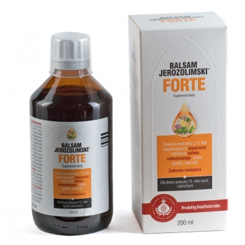 Balsam Jerozolimski forte - syrop 200 ml- suplement diety